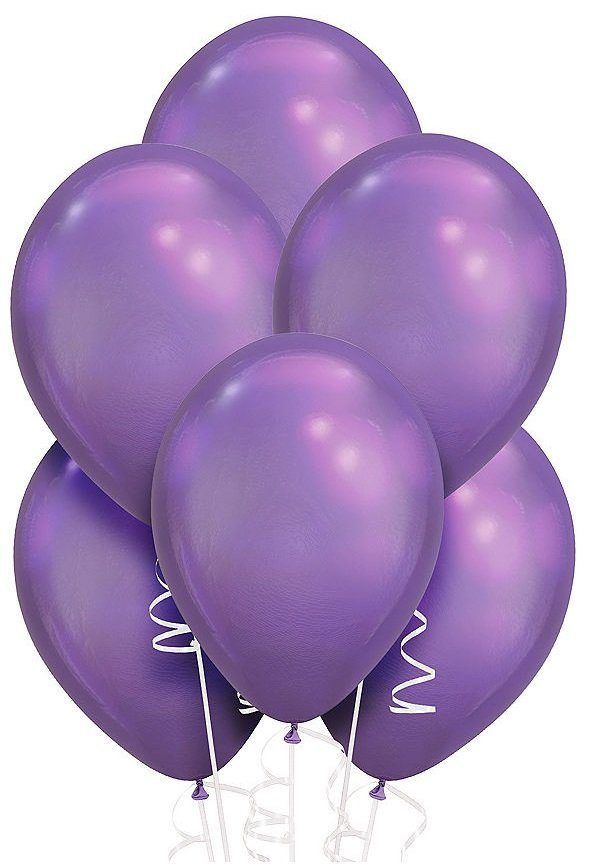 Воздушный шар хром 14" фиолетовый Chrome Purple