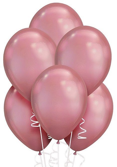 Воздушный шар хром 14" розовый Chrome Pink